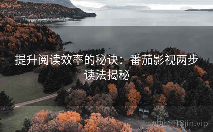 提升阅读效率的秘诀：番茄影视两步读法揭秘